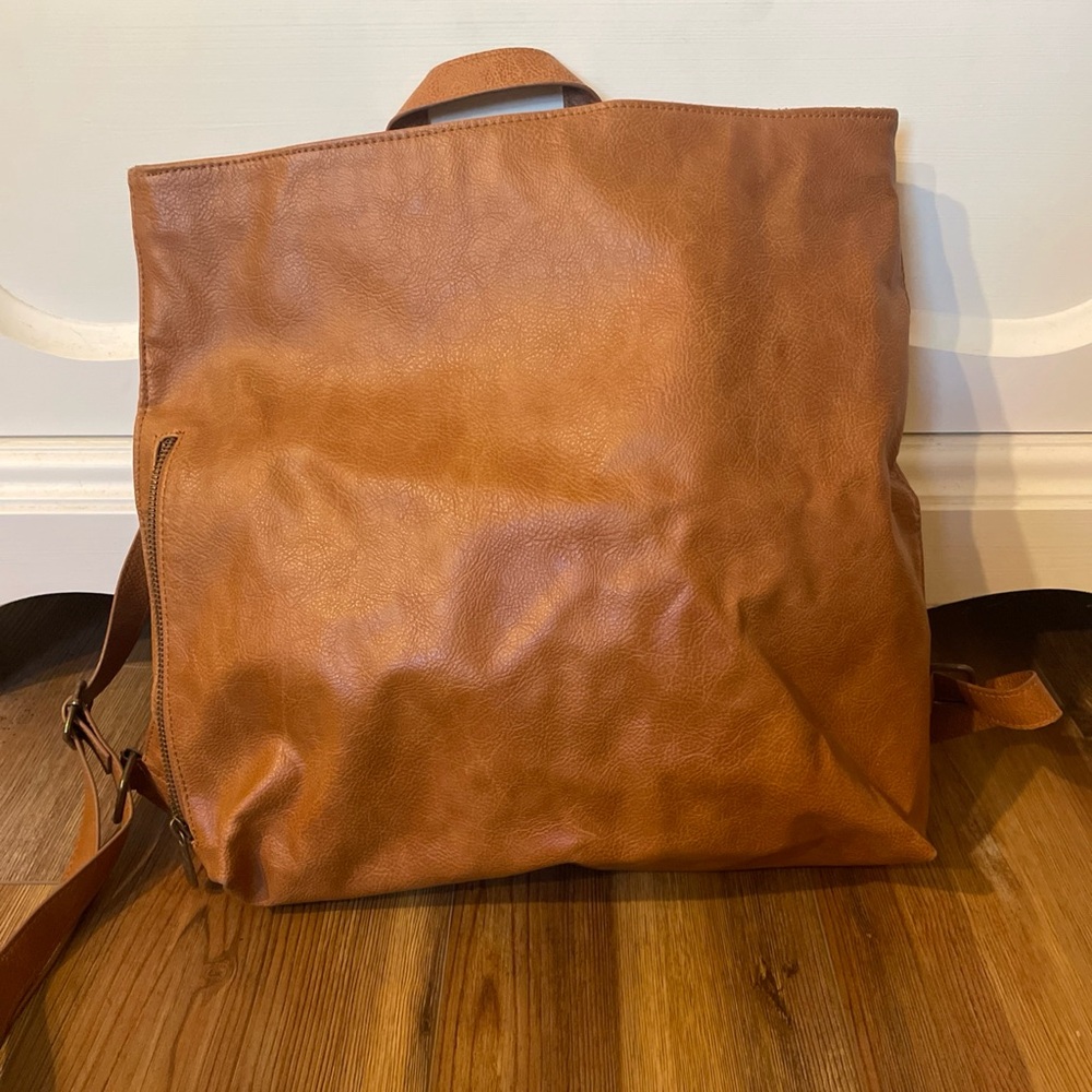 Thirty-One Tan Leather Women's Backpack